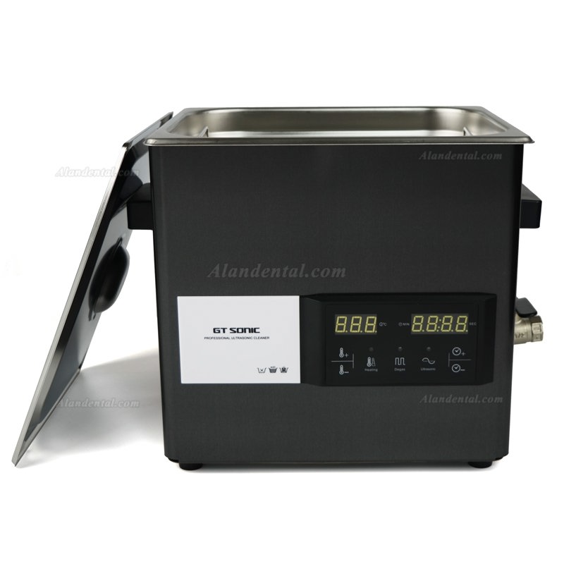 GT SONIC S-Series Touch Panel Ultrasonic Cleaner 2-9L 50-200W with Hot Water Cleaning